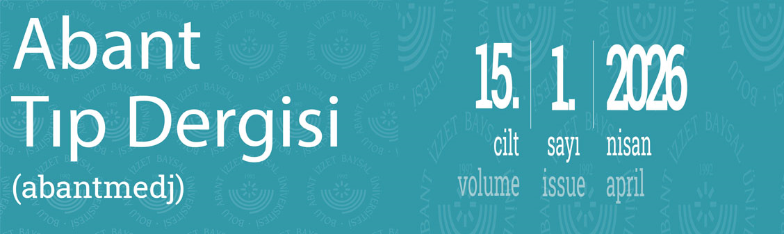 Abant Tıp Dergisi'nin 2026 sayısı yayınlandı
